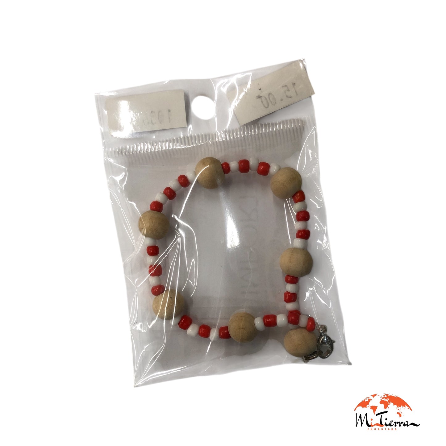 Pulsera idde Chango con bolas de madera