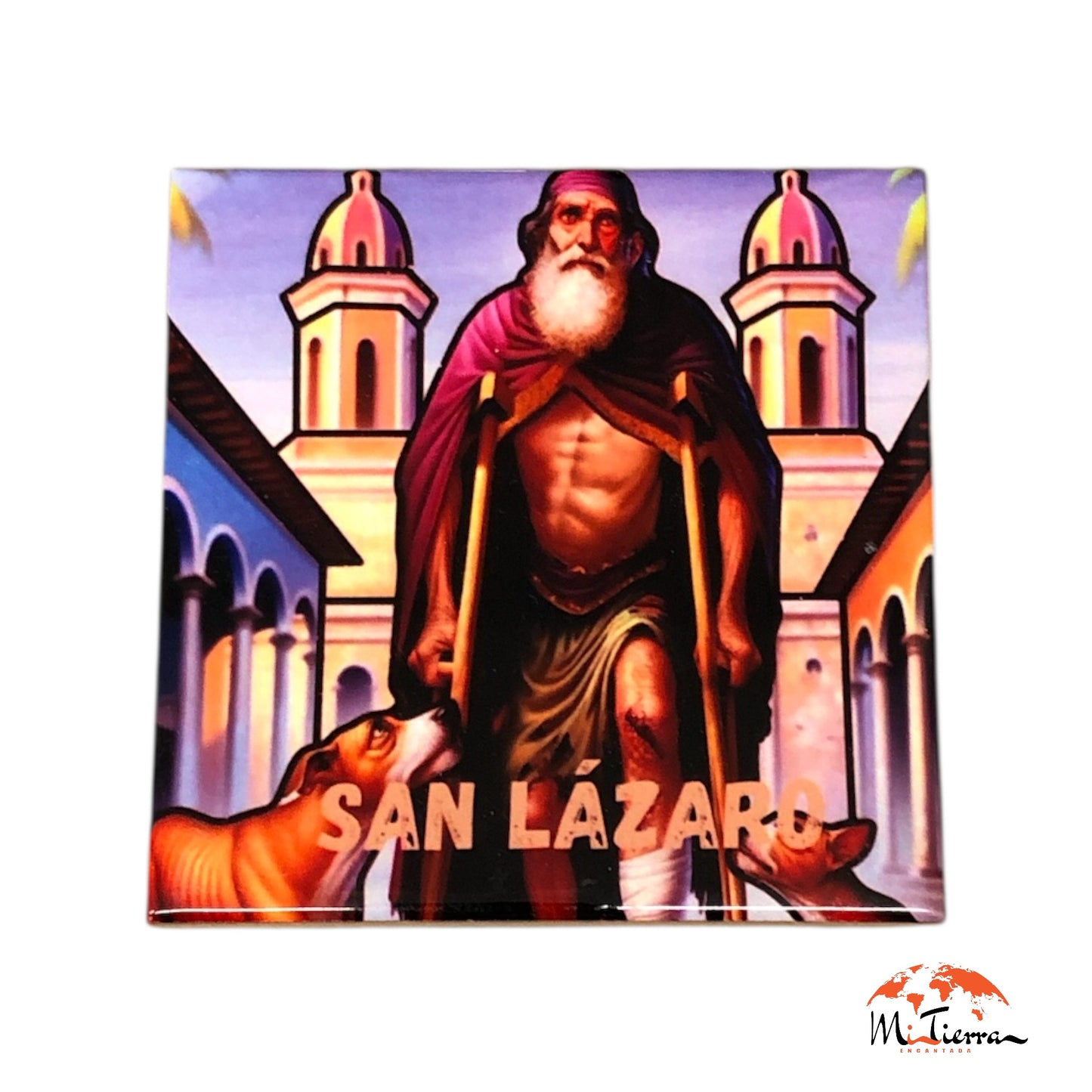 Imagen San Lázaro (10cm) azulejo