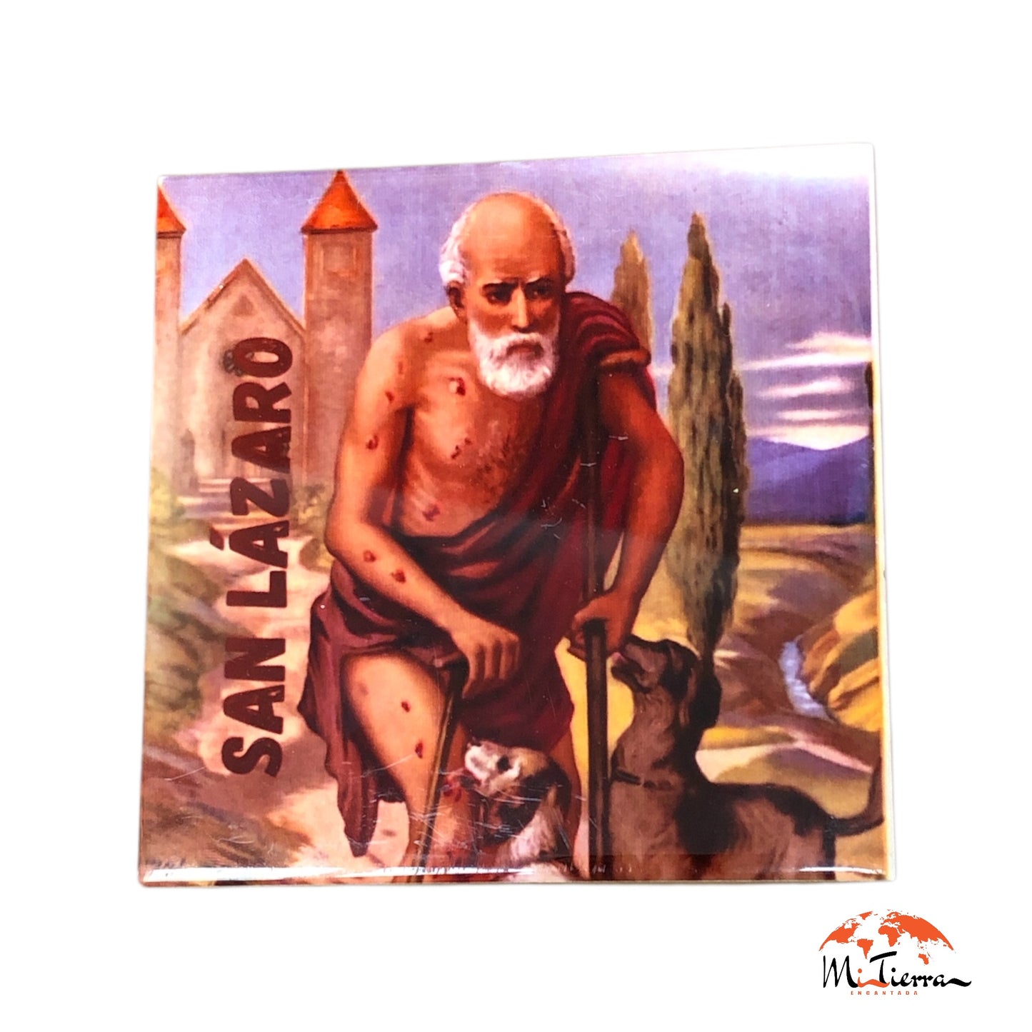Imagen San Lázaro (10cm) azulejo