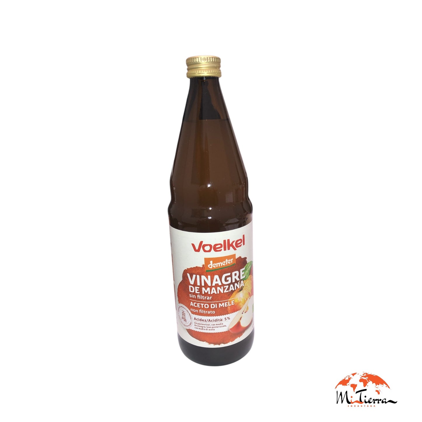 Vinagre de manzana sin filtrar 750 ml VOELKEL