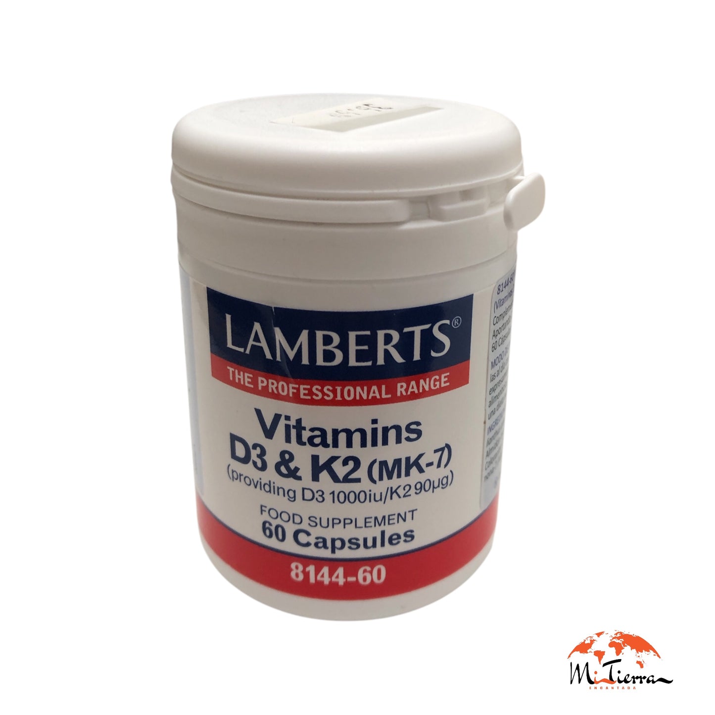 Vitamins D3 + K2 60 cap LAMBERTS