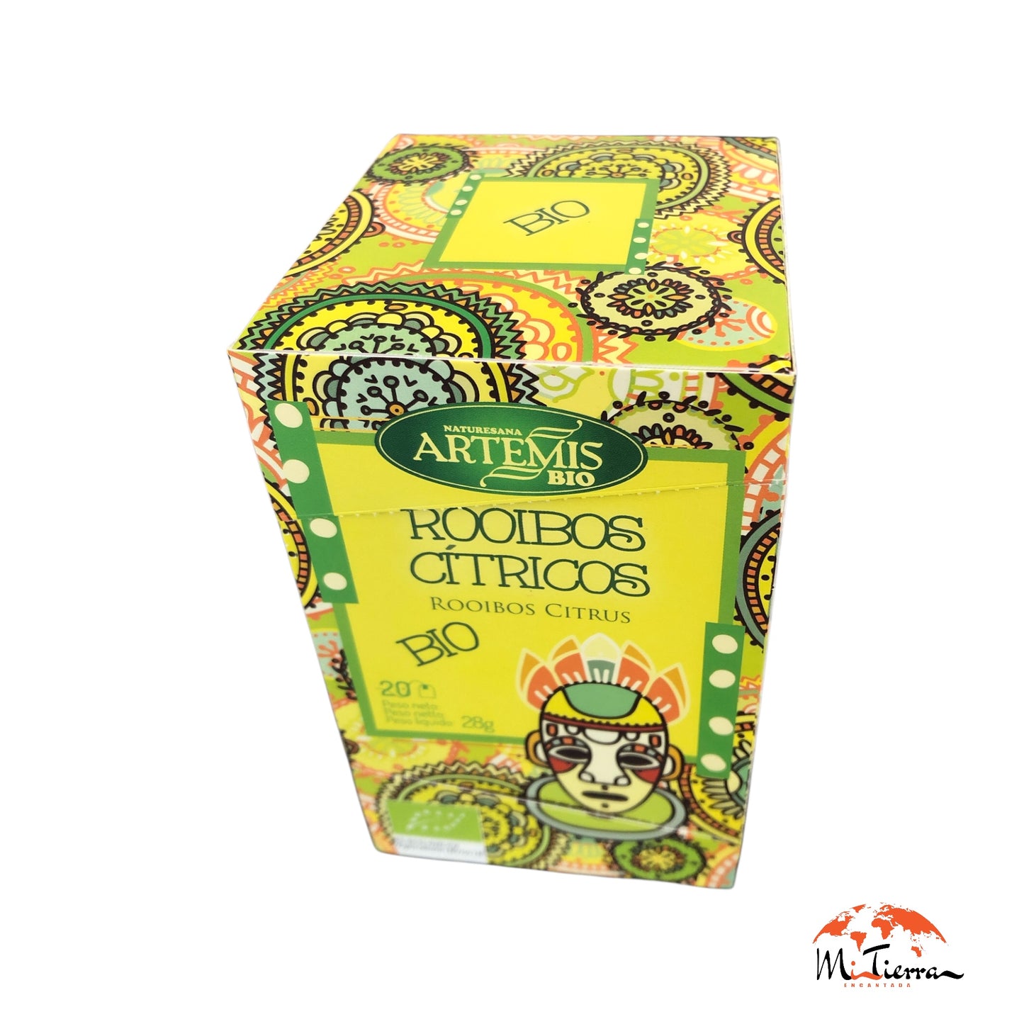 Te rooibos cítricos sin teína infusión 20 bolsitas bio ARTEMIS