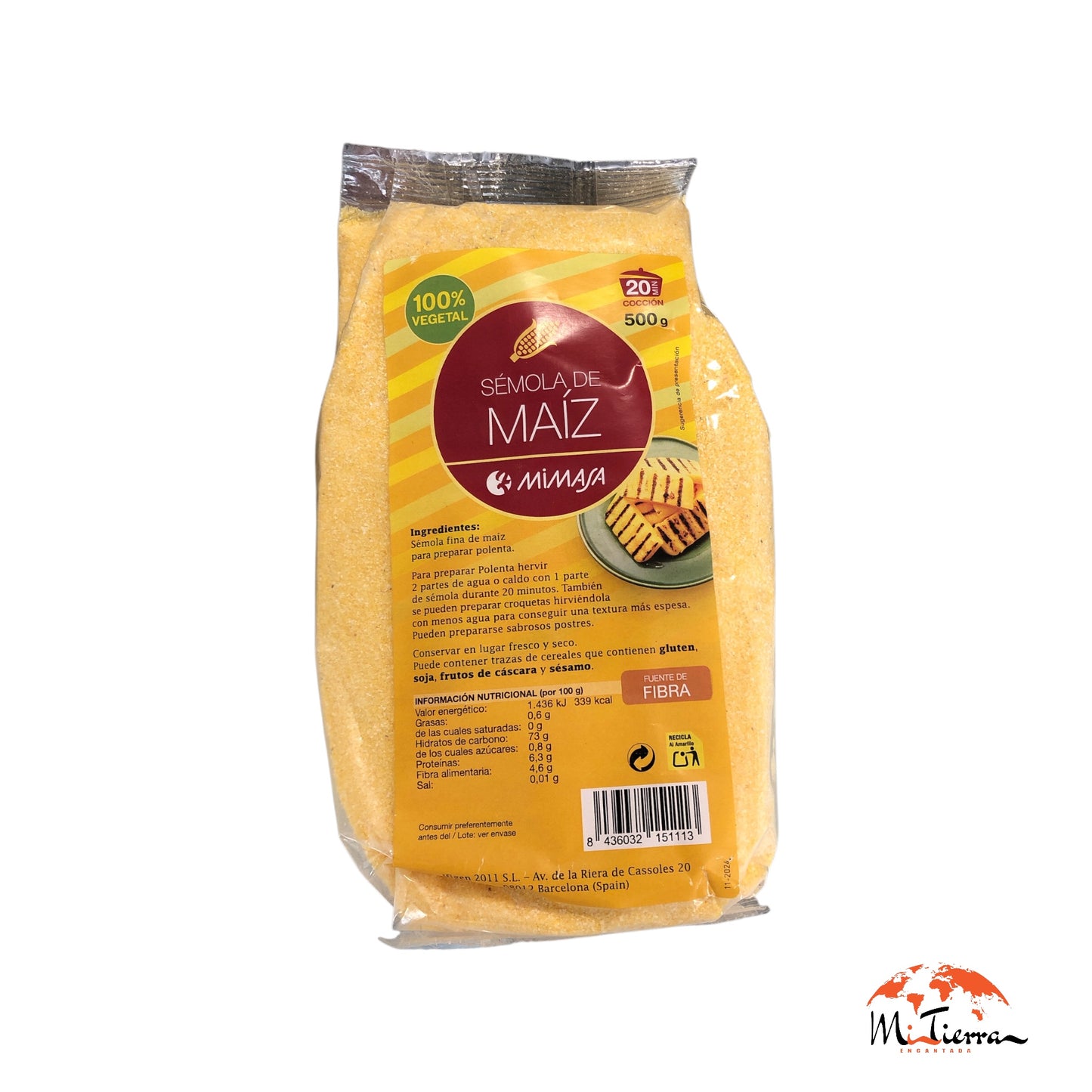 Polenta sémola de maíz MIMASA