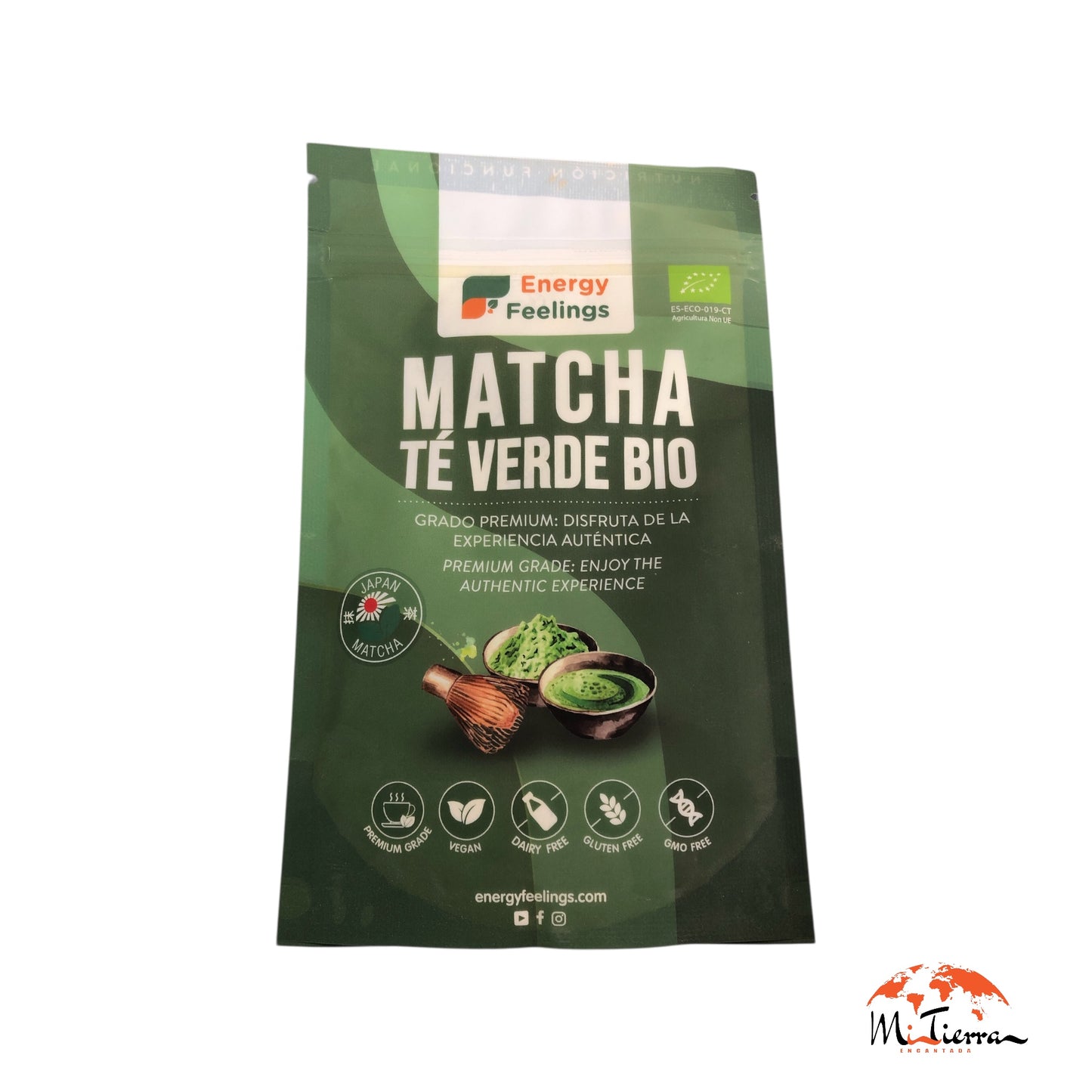 Te verde matcha polvo 100gr eco vengan ENERGY FEELINGS