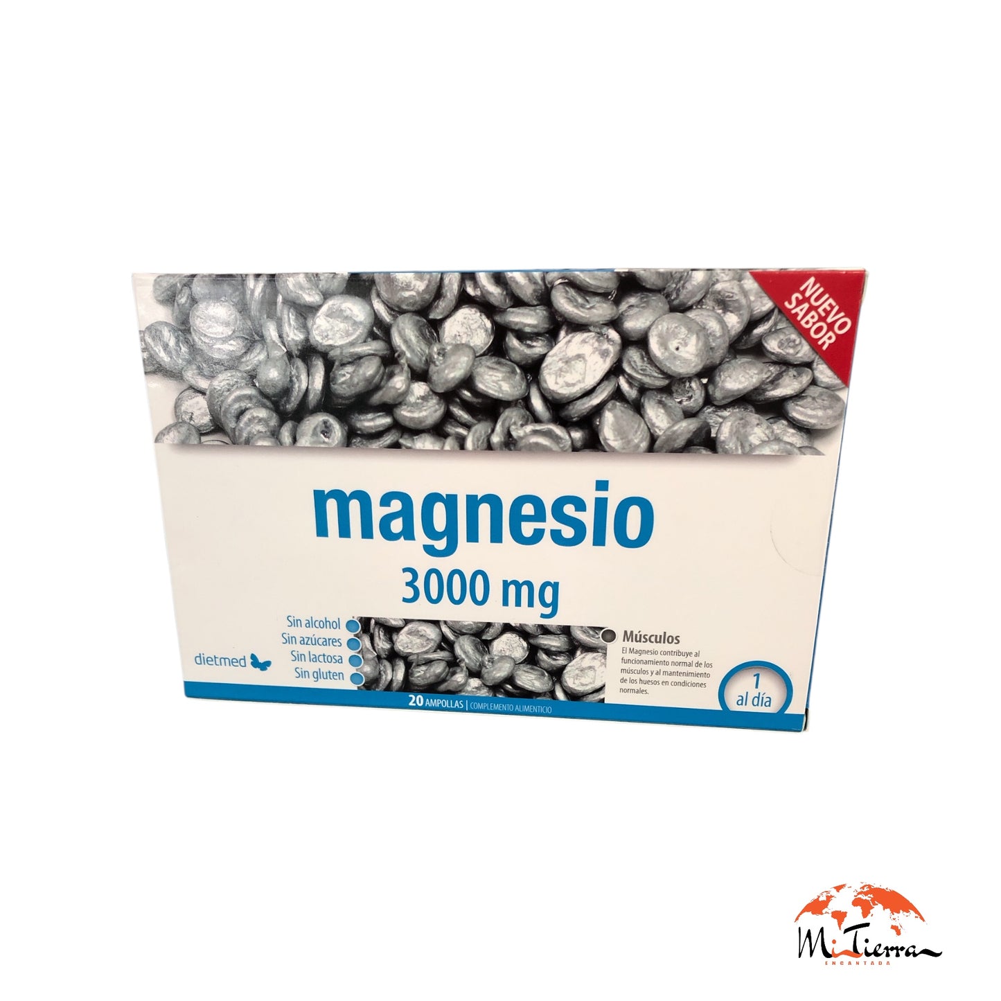 Magnesio forte 3000mg 20 ampollas. DIETMED