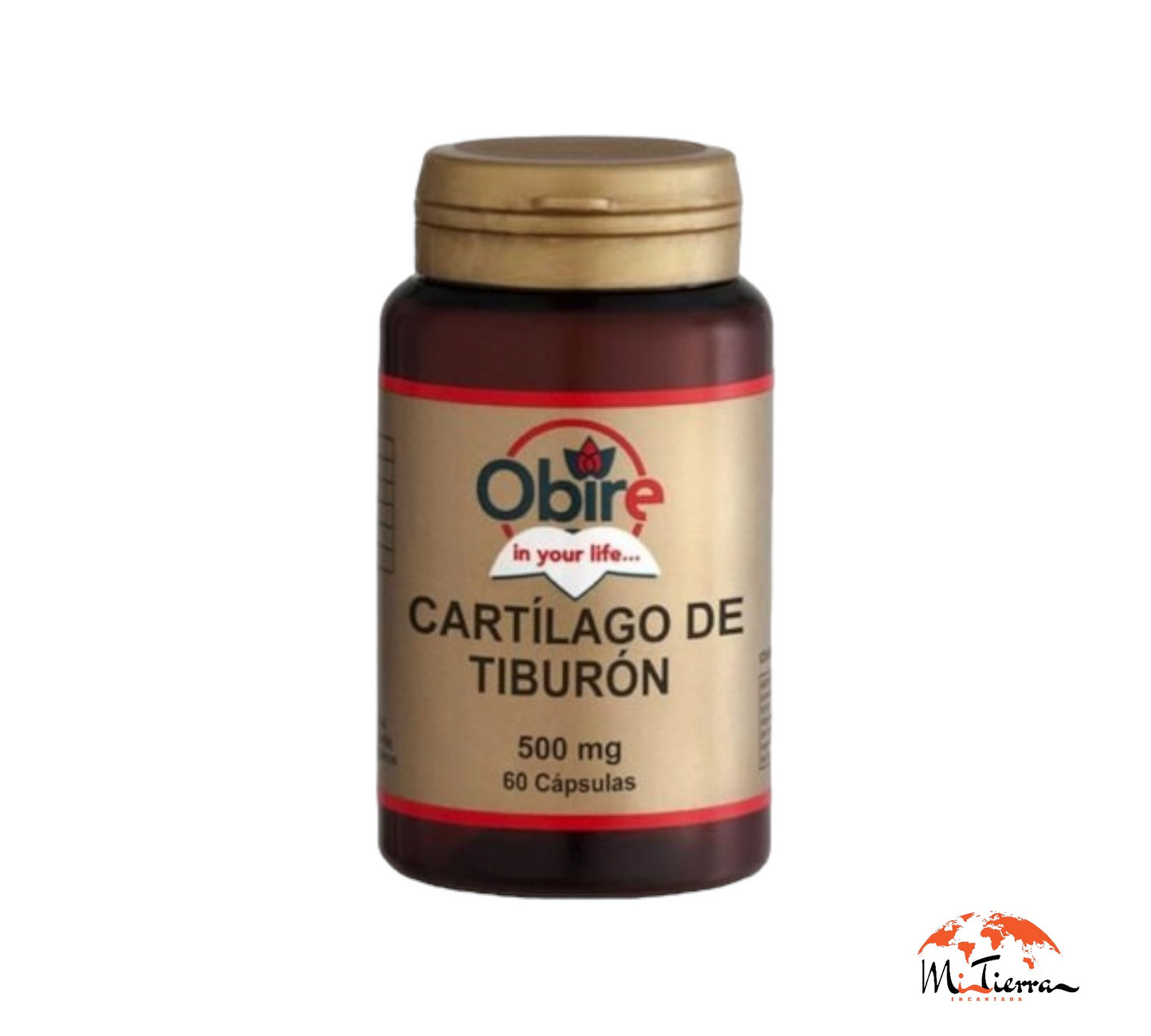 Cartílago de tiburón 500mg 60 cápsulas Obire