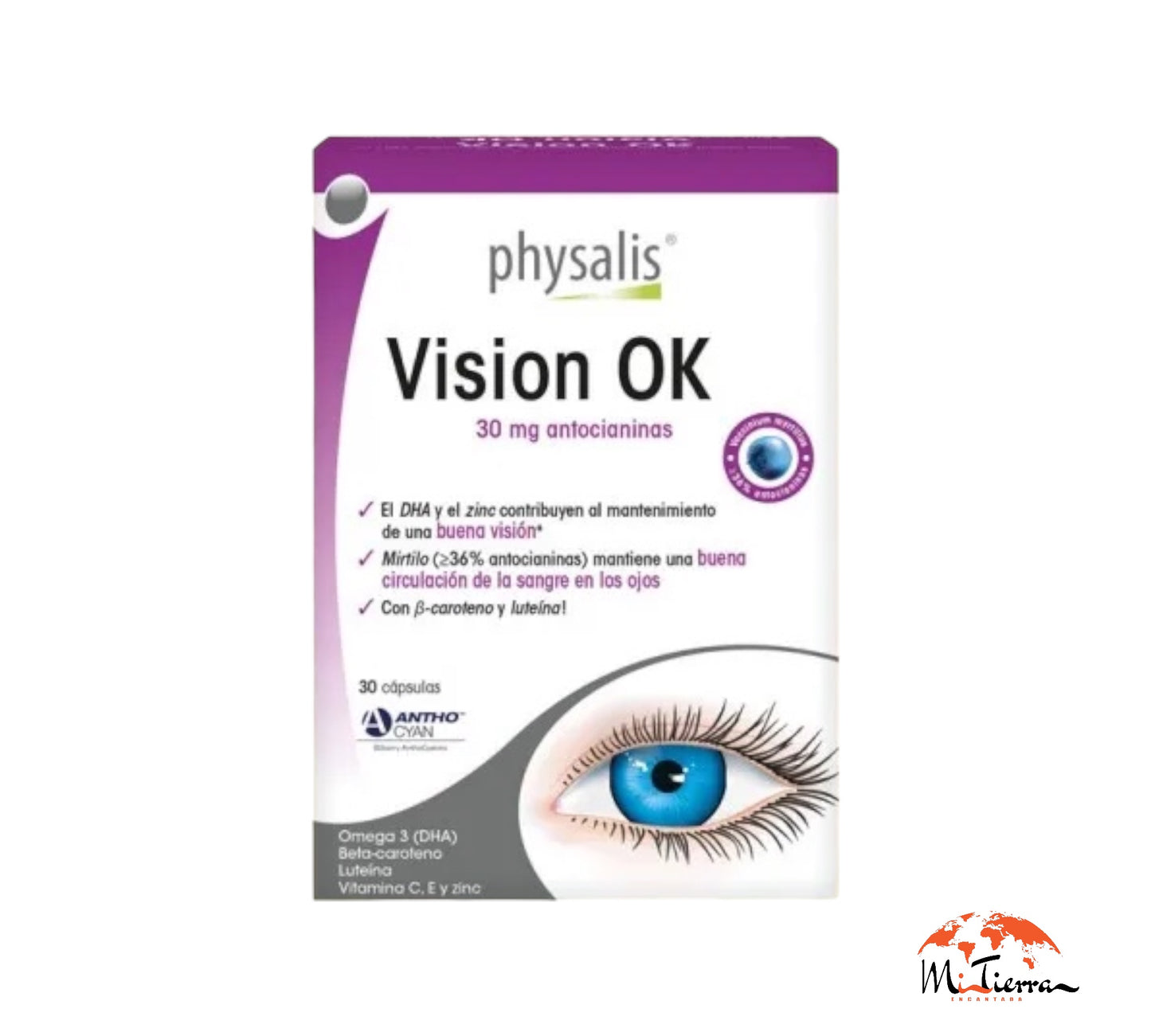 Visión OK 30mg antocianinas 30 comprimidos