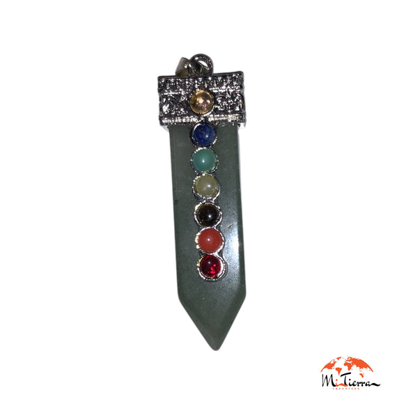 Colgante de Aventurina con 7 Chakras