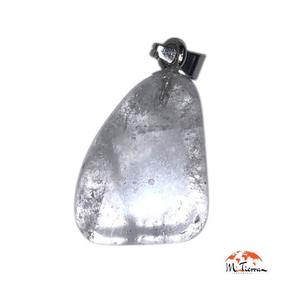 Colgante de cuarzo de cristal