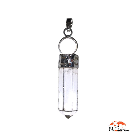 Colgante Cuarzo cristal con bola
