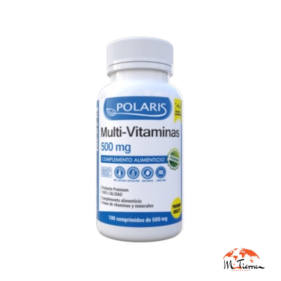 Multi-vitaminas 500mg 100 comp Polaris