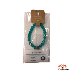 Pulsera de protección mineral Chalcedony