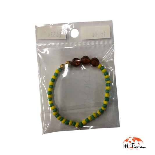 Pulsera idde Orula con Ochun