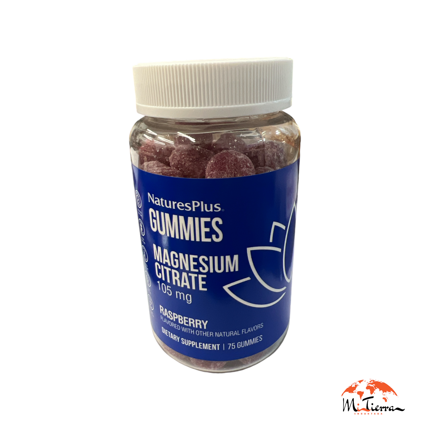Citrato de Magnesio 75 gummies raspberry NARURES PLUS