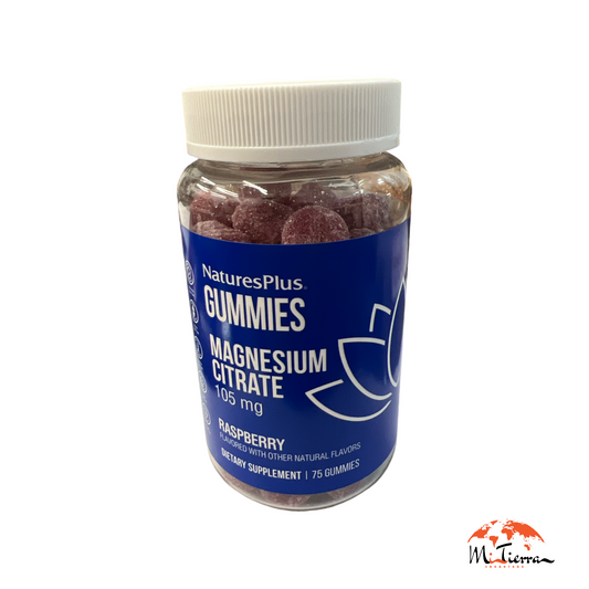 Citrato de Magnesio 75 gummies raspberry NARURES PLUS