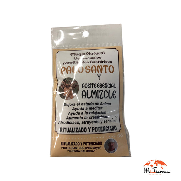 Palo Santo y aceite esencial Almizclé en polvo