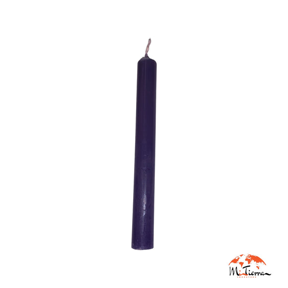 Vela bujía Violeta 19x2cm