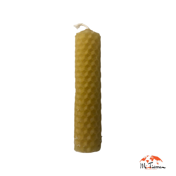 Vela cera abeja miel 11 cm