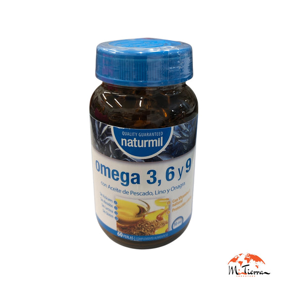 Omega 3,6 y 9 60 perlas  naturmil