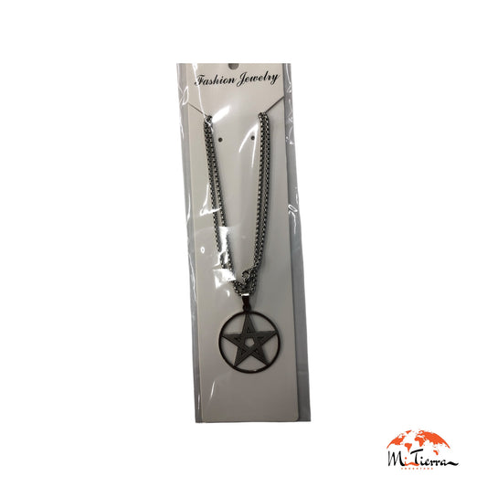 Colgante con cadena  y estrella