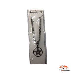 Colgante con cadena  y estrella