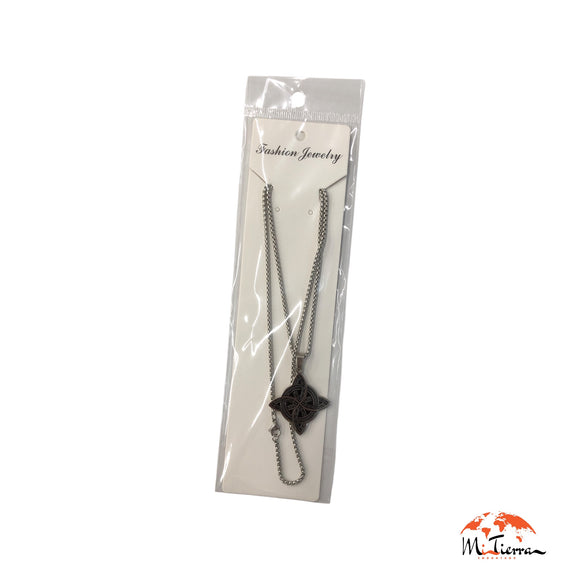 Colgante con cadena Nudo de bruja