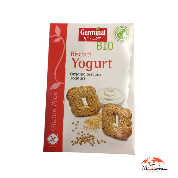 Galletas bio sin gluten preparadas con yogurt 250gr GERMINAL