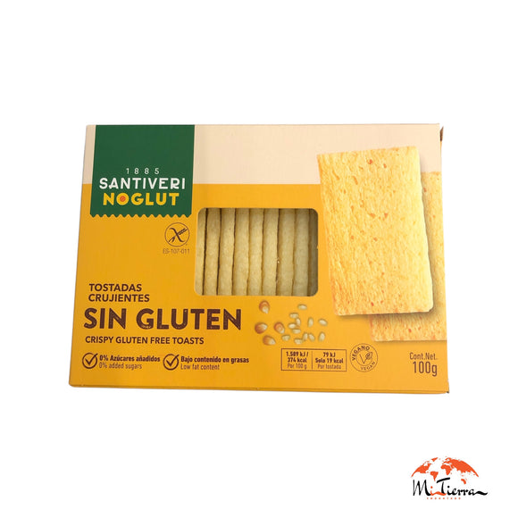 Tostadas crujientes sin gluten 100gr SANTIVERI
