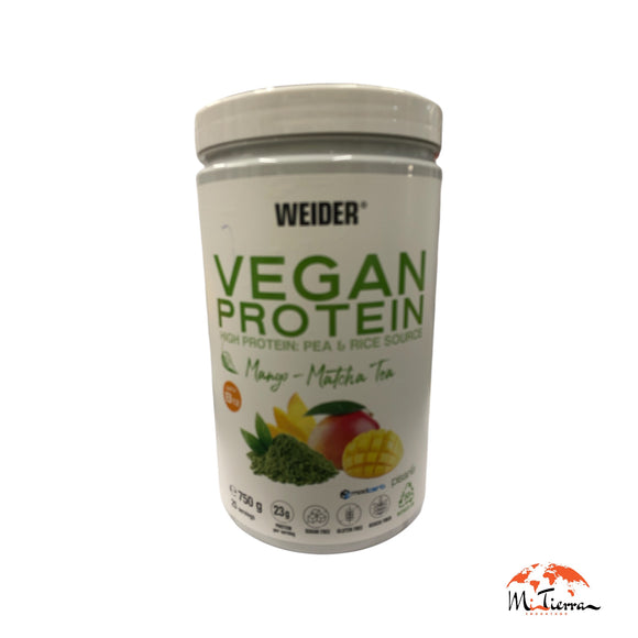 Proteína sabor mango matcha vegan 750gr WEIDER