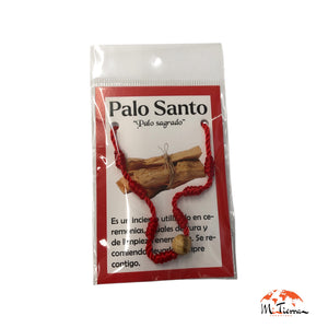 Pulsera 7 nudos con palo santo