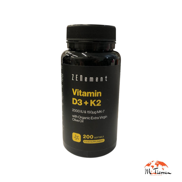 Vitamina D3+K2  200comp ZENEMENT