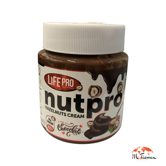 Crema de proteína de chocolate y avellana