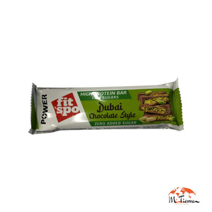 Barrita de proteína Dubái chocolate 50g  MTX POWER