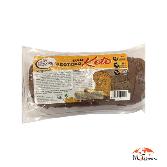Pan molde proteico keto 364gr LA CAMPESINA