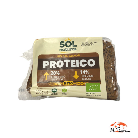 Pan Aleman proteico keto 250gr bio SOLNATURAL