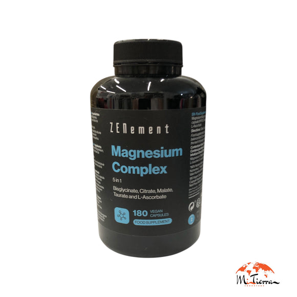 Mangnesio complex 5 en 1 180 cap veganas Zenement