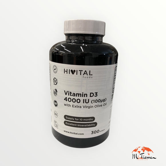 Vitamina D3 4000ui 300 perlas  Zenement