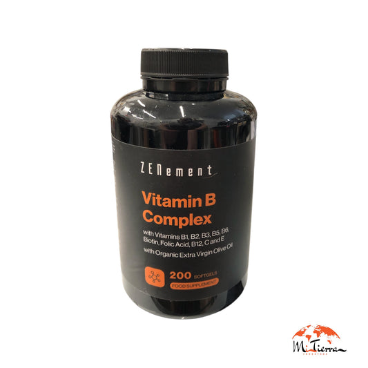 Vitamina B complex con aceite de oliva 200 perlas ZENEMENT