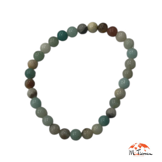 Pulsera mineral de Jadeita 6mm