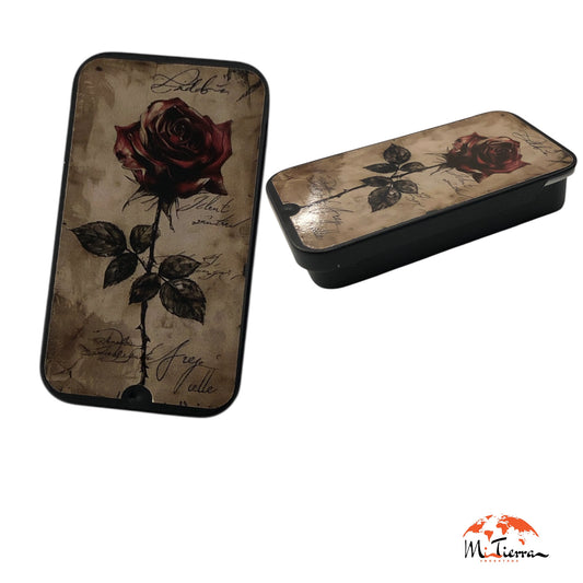 Cajita de metal para fósforo