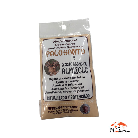 Incienso ritualizado y potenciado de palo santo y aceite esencial de Armizcle