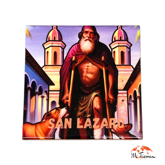 Imagen San Lázaro (10cm) azulejo
