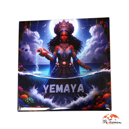 Imagen Yemaya (10cm) azulejos