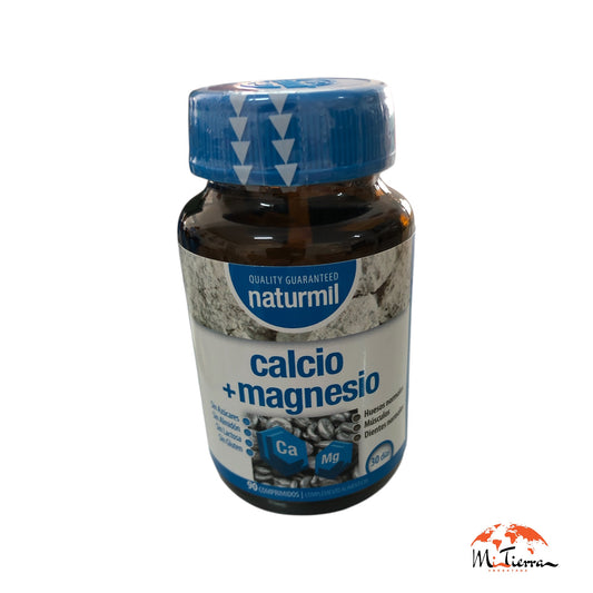 Calcio + magnesio 90 cápsulas Naturmil