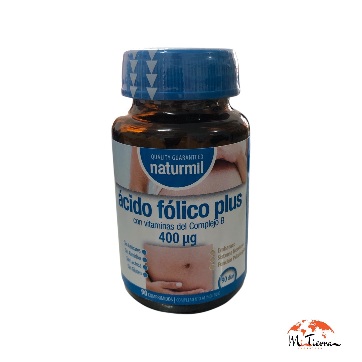 Ácido fólico plus 400 ug 90 comp NATURMIL