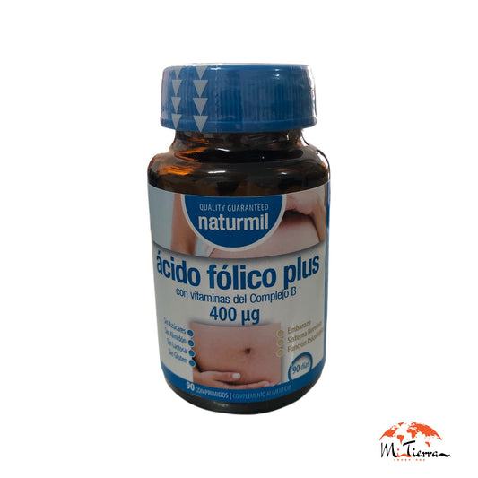 Ácido fólico plus 400 ug 90 comp NATURMIL