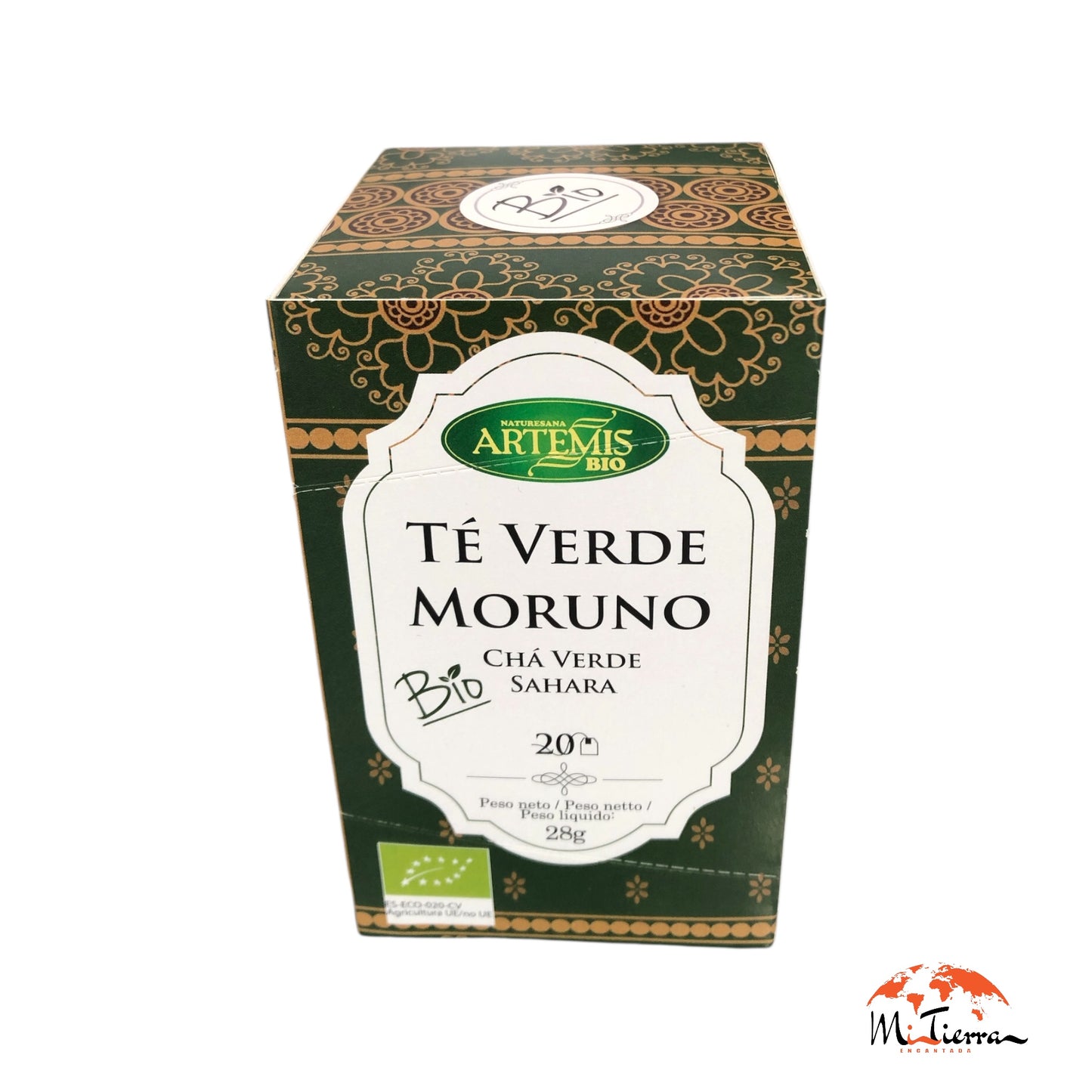 Te verde moruno Sahara infusión 20 bolsitas bio ARTEMIS