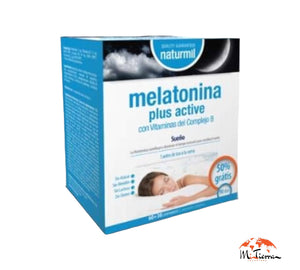 Melatonina plus active con vitaminas del complejo B 90 comprimidos Naturmil