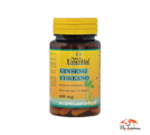 Ginseng Coreano  400mg 50 cápsulas  Nature Essencial