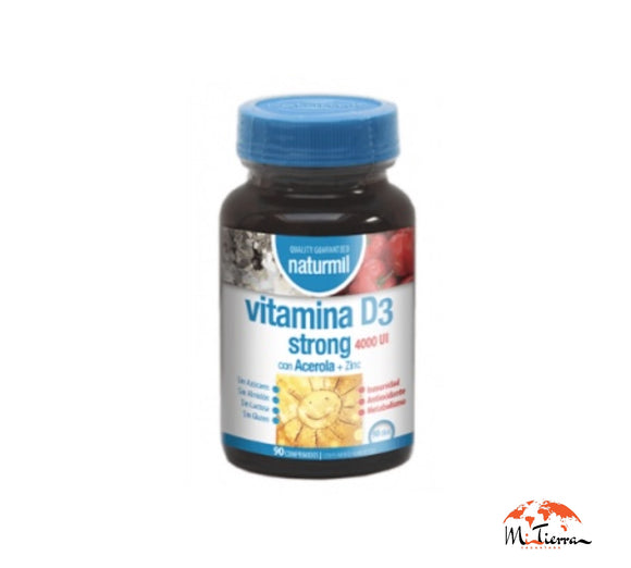 Vitamina D3 4000UI 60 perlas Naturmil